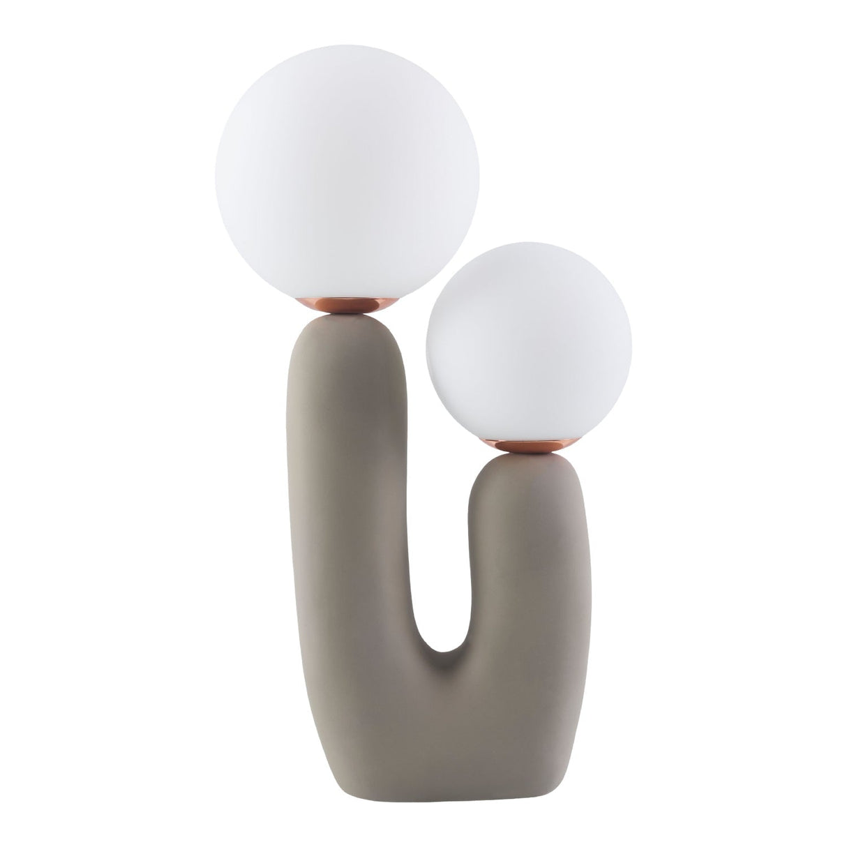 Modern European furniture - Double Round Glass Table Lamp S - www.oroa.com