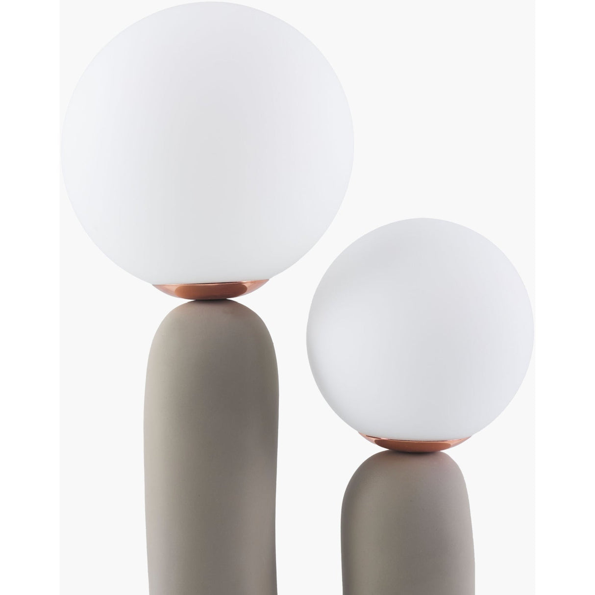 Modern European furniture - Double Round Glass Table Lamp S - www.oroa.com