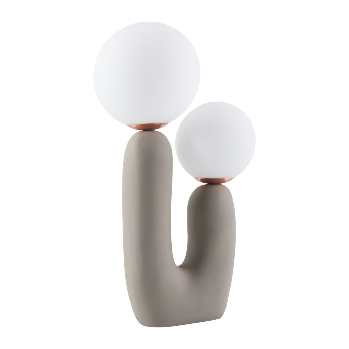 Modern European furniture - Double Round Glass Table Lamp S - www.oroa.com