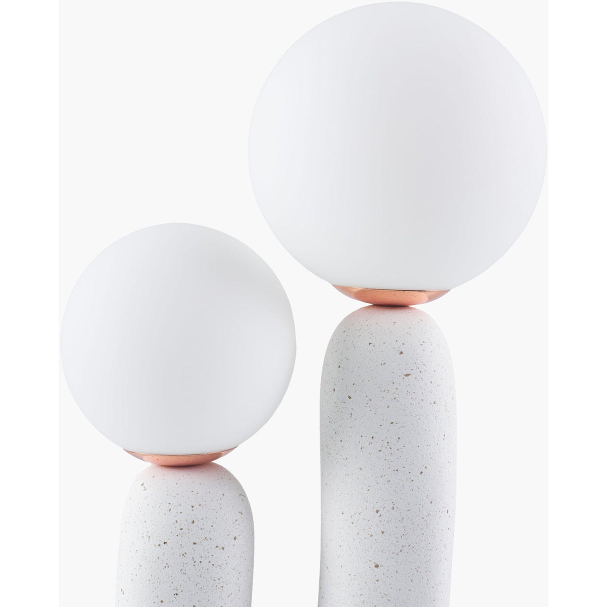 Modern European furniture - Double Round Glass Table Lamp S - www.oroa.com