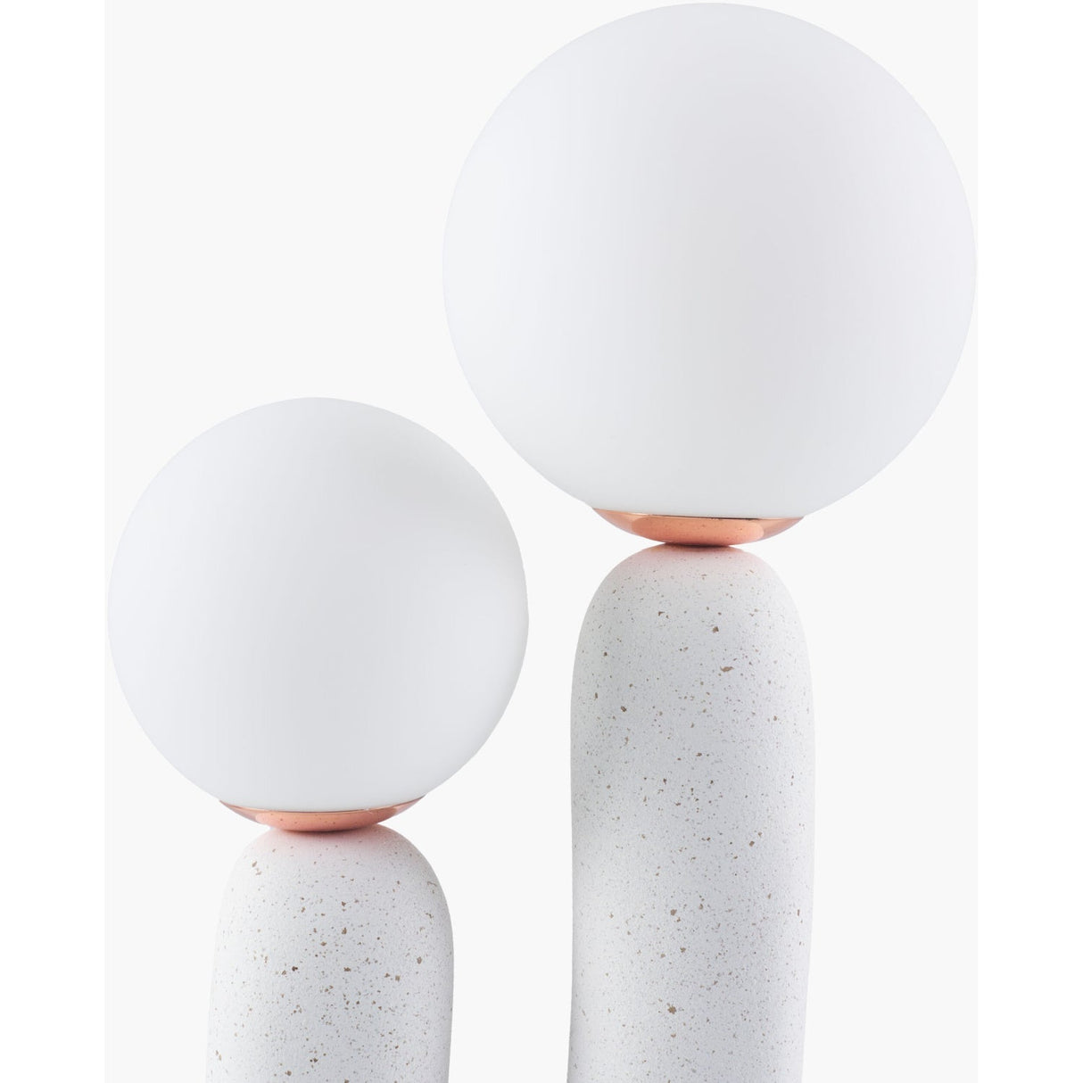 Modern European furniture - Double Round Glass Table Lamp S - www.oroa.com