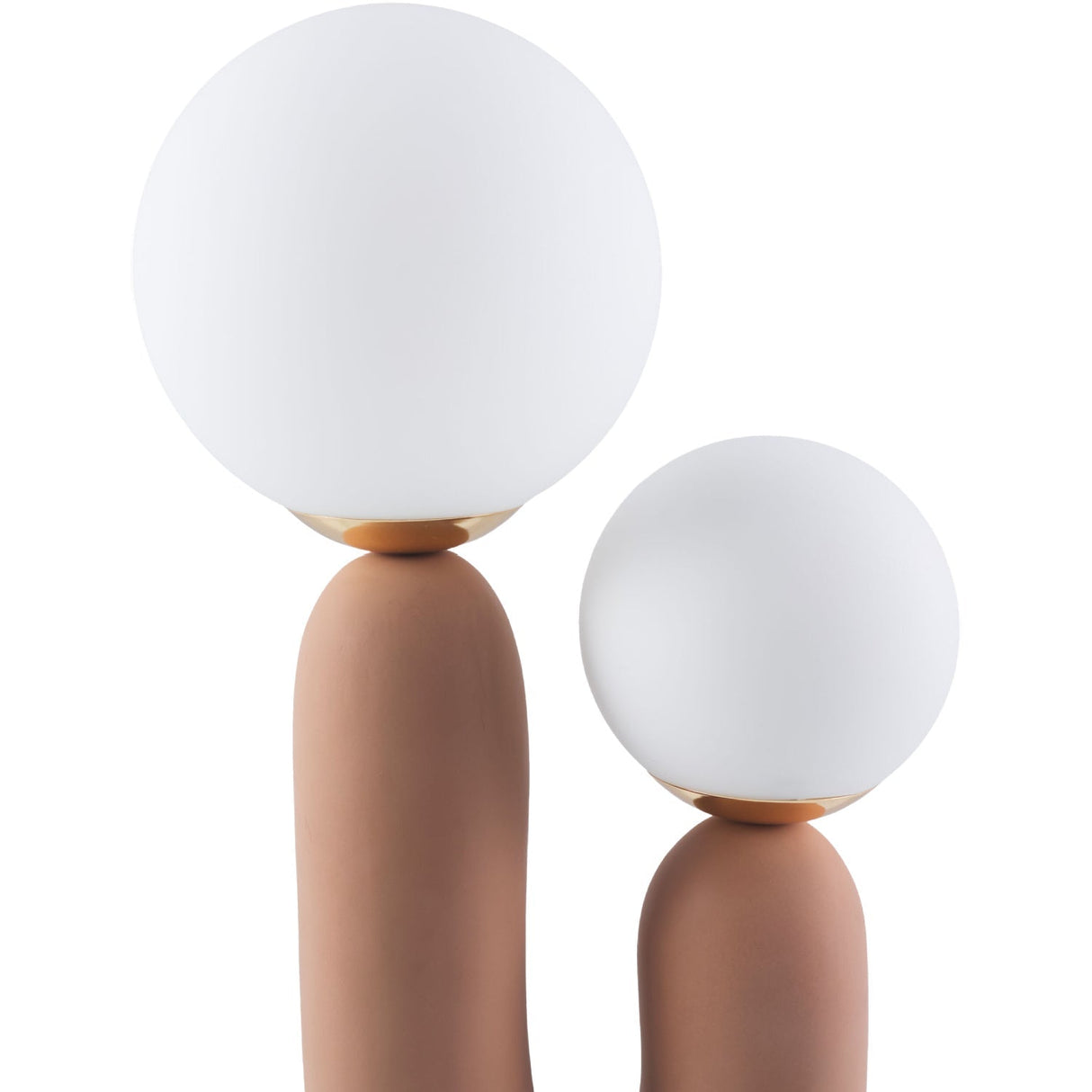 Modern European furniture - Double Round Glass Table Lamp L - www.oroa.com