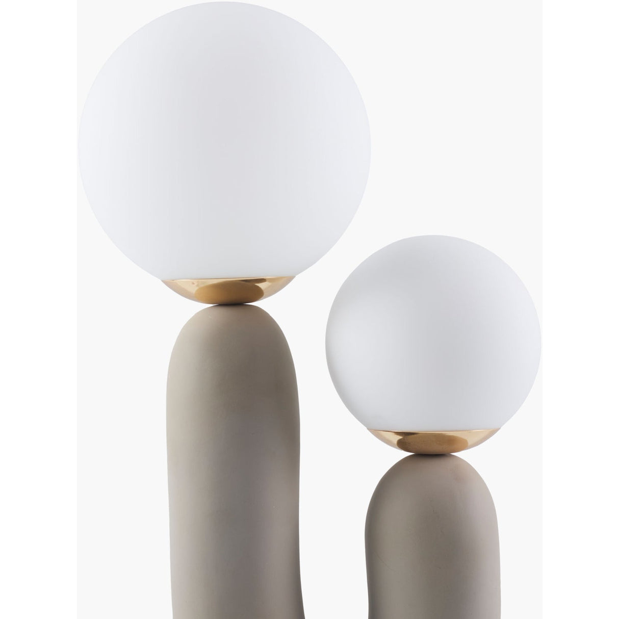 Modern European furniture - Double Round Glass Table Lamp L - www.oroa.com