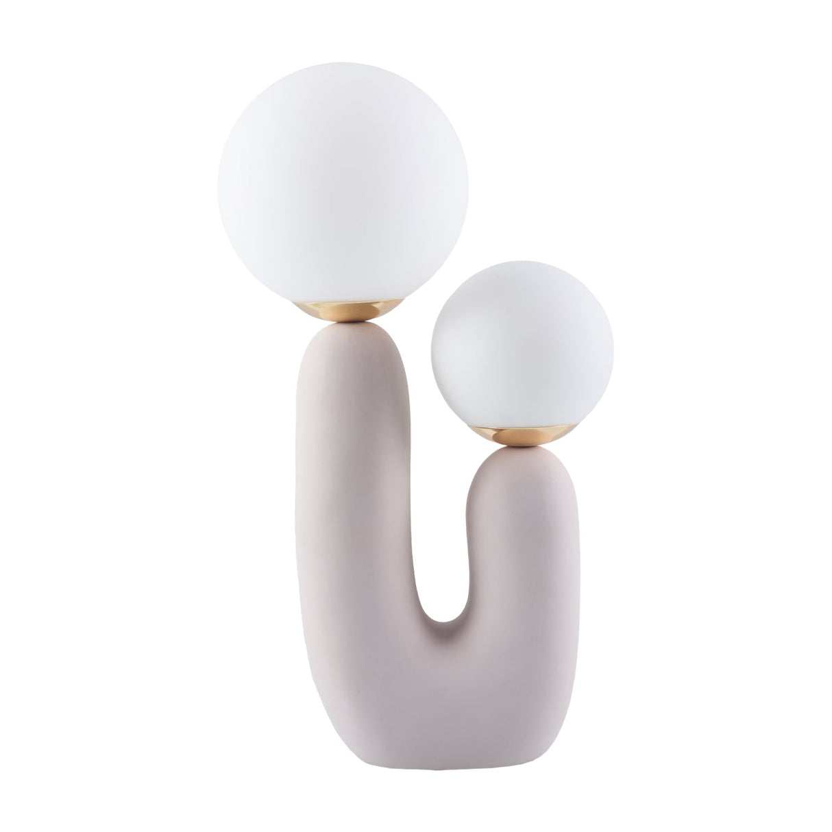 Modern European furniture - Double Round Glass Table Lamp L - www.oroa.com