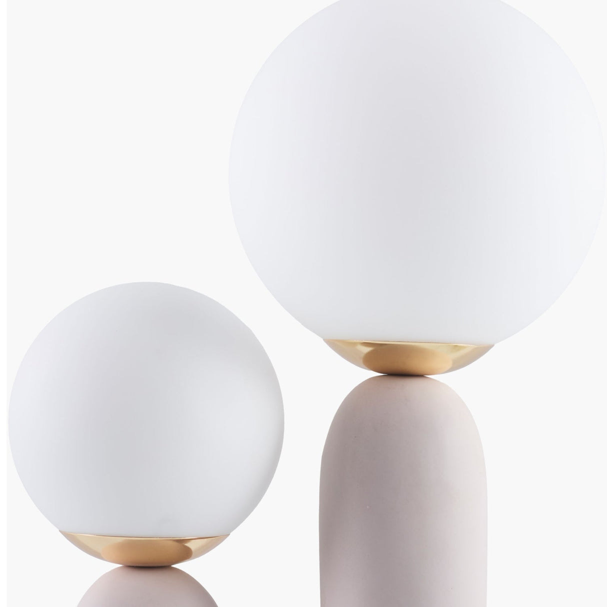 Modern European furniture - Double Round Glass Table Lamp L - www.oroa.com