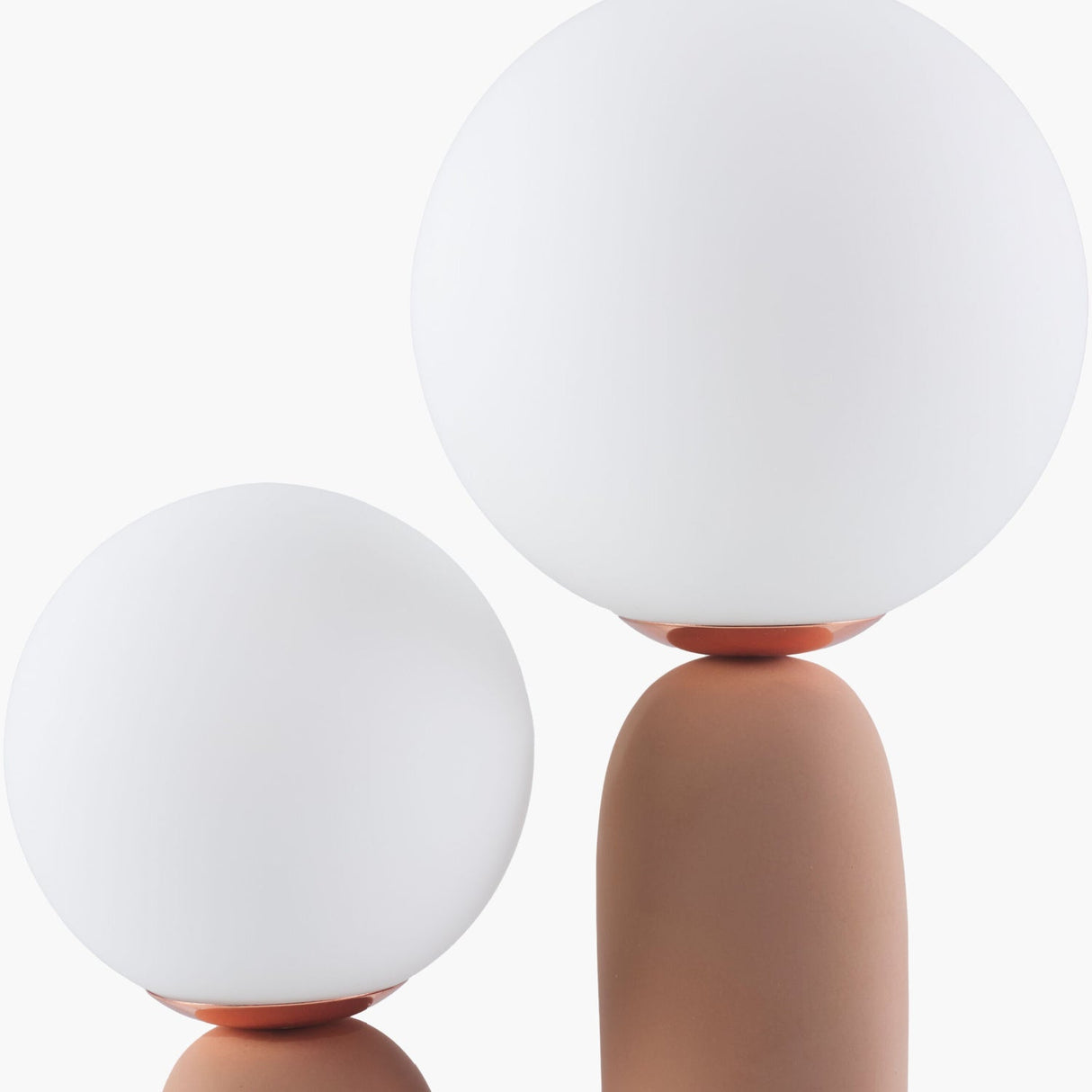 Modern European furniture - Double Round Glass Table Lamp S - www.oroa.com