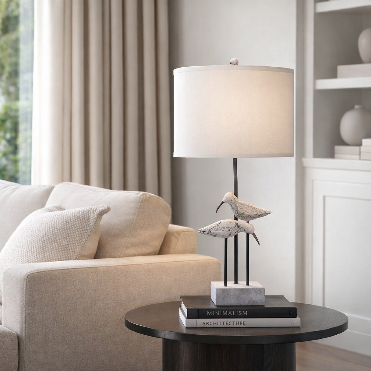 Modern European furniture - Bird Sculpture Accent Table Lamp - www.oroa.com