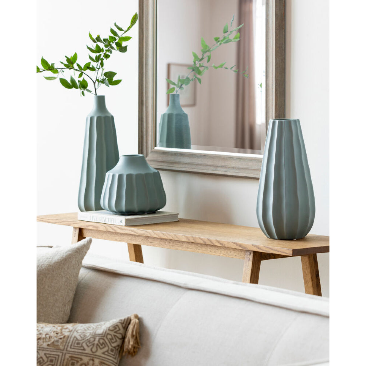 Modern furniture - Glazed Ceramic Outdoor Vase (3) - www.oroa.com
