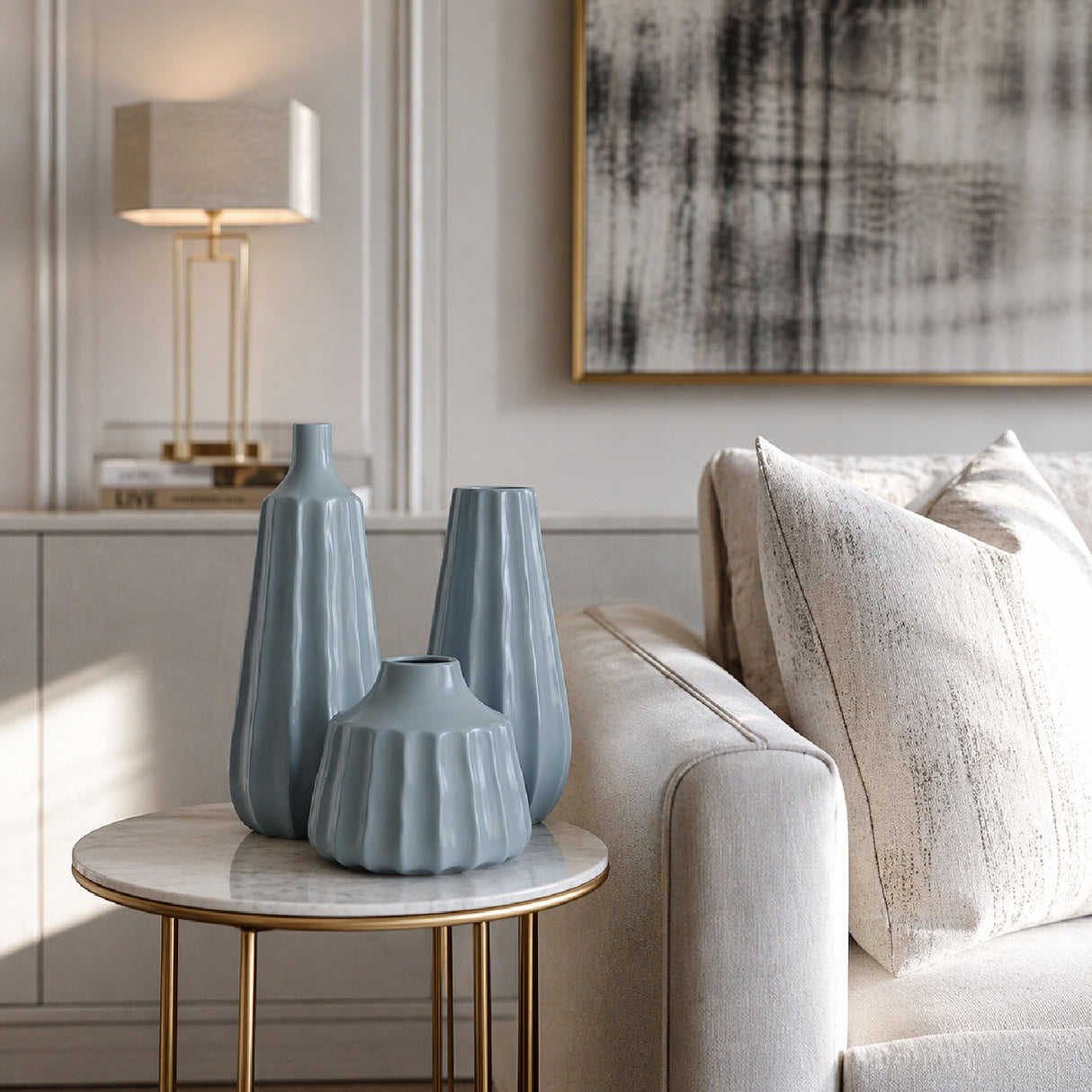 Modern furniture - Glazed Ceramic Outdoor Vase (3) - www.oroa.com