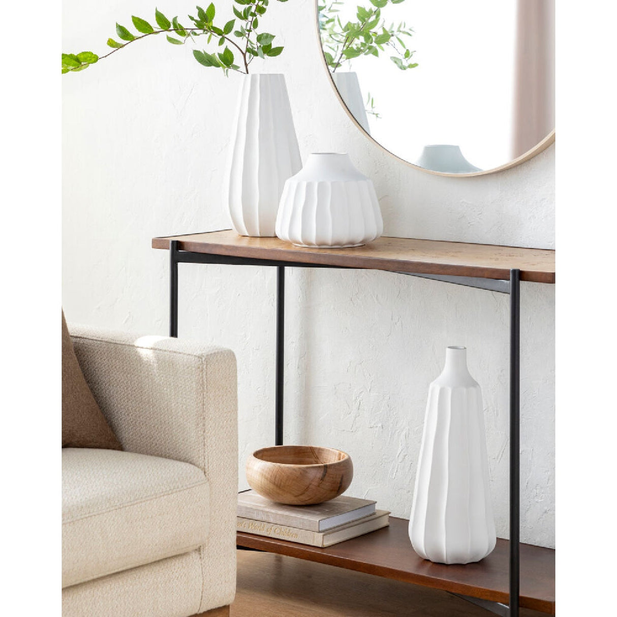 Modern furniture - Glazed Ceramic Outdoor Vase (3) - www.oroa.com