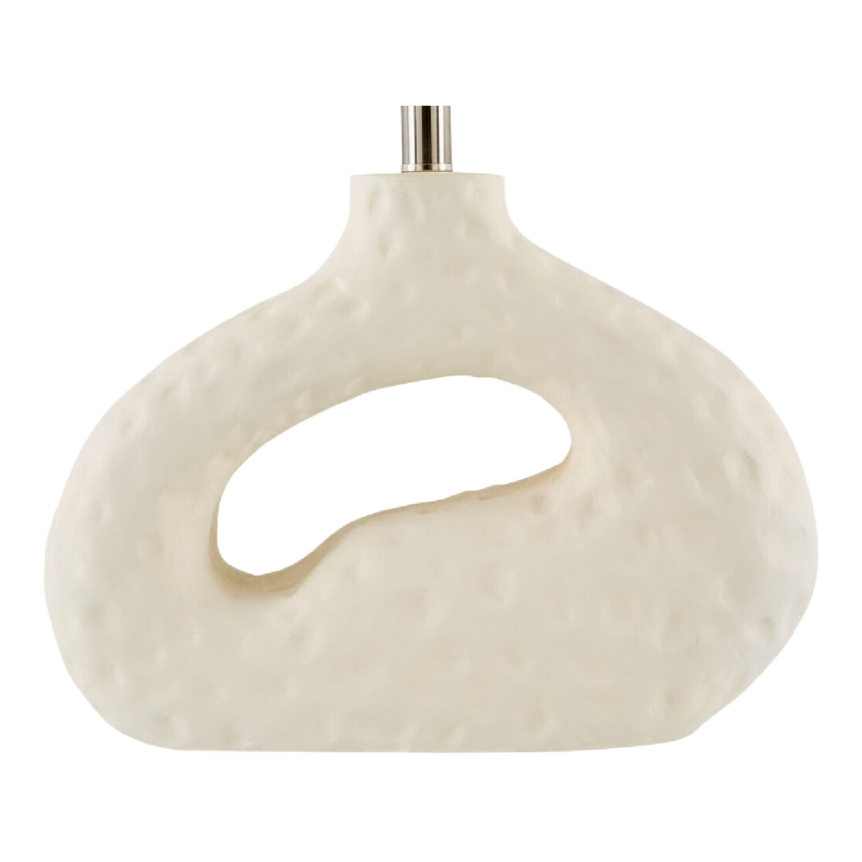 White Carved Accent Table Lamp | Oroa.com