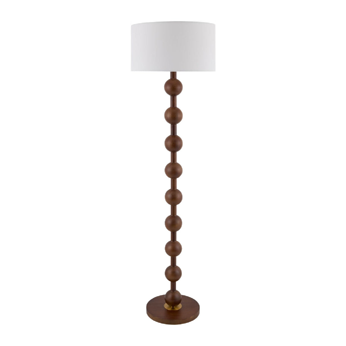Modern European furniture - Wood Veneer Accent Floor Lamp - www.oroa.com