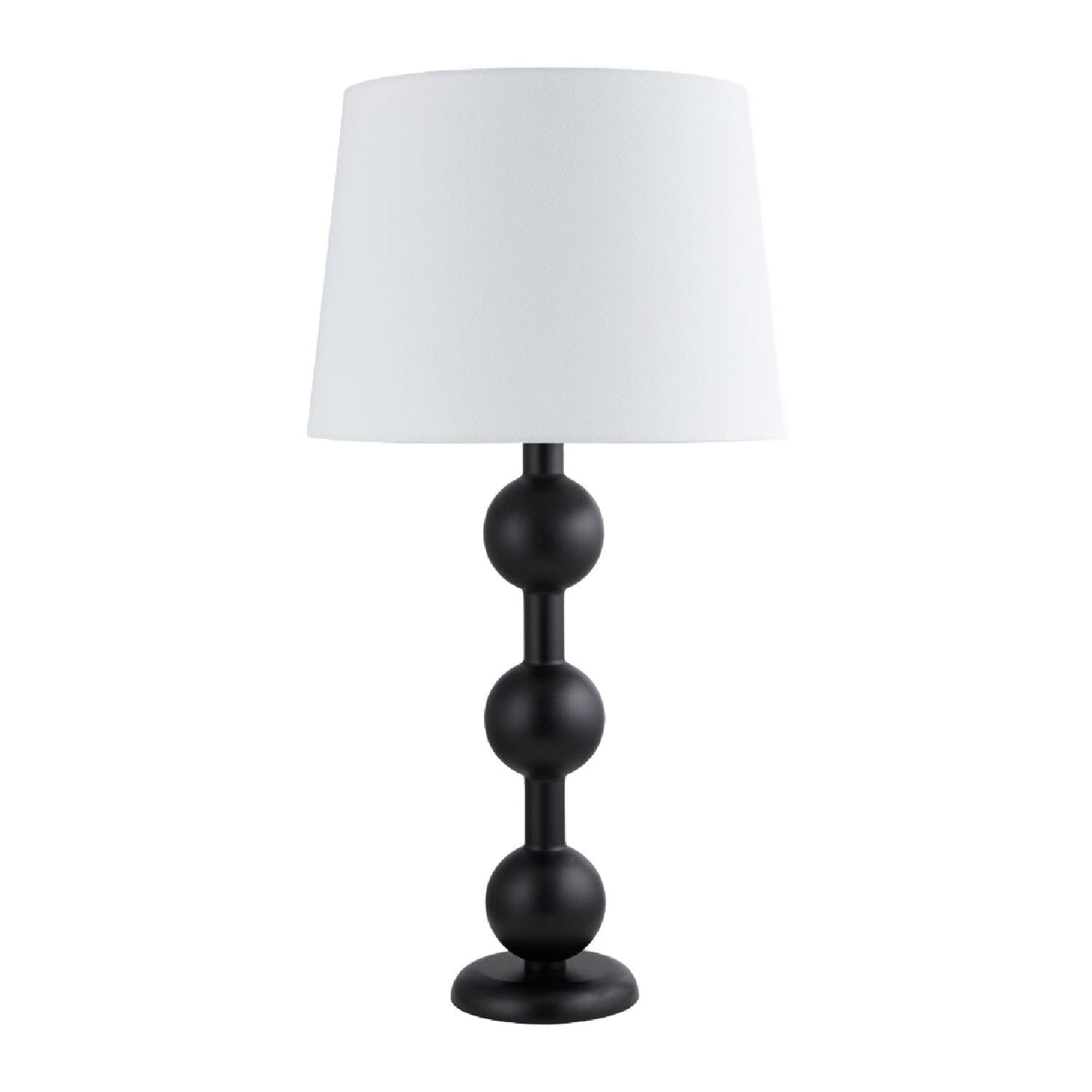 Modern European furniture - Triple Orb Rubberwood Table Lamp - www.oroa.com