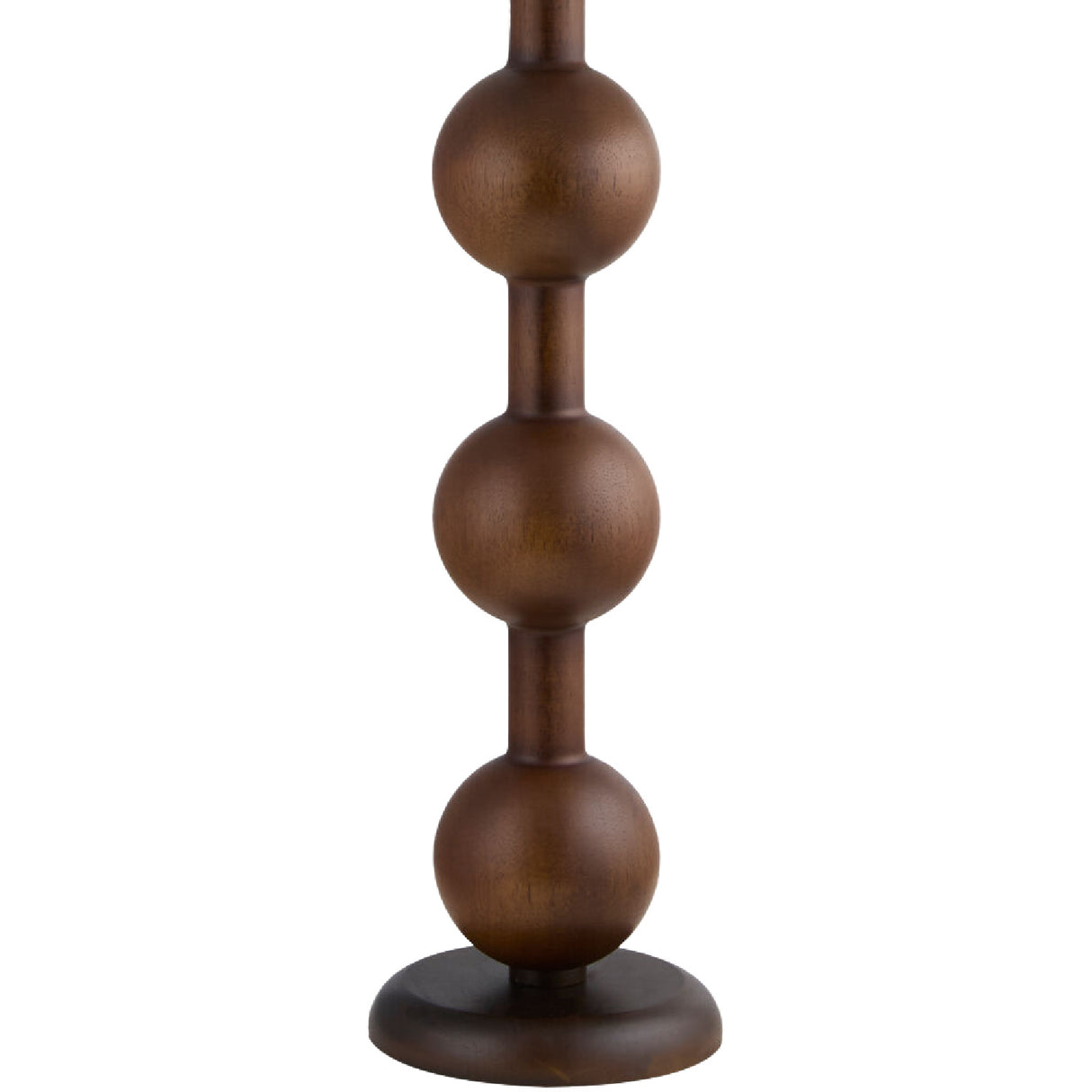 Modern European furniture - Triple Orb Rubberwood Table Lamp - www.oroa.com
