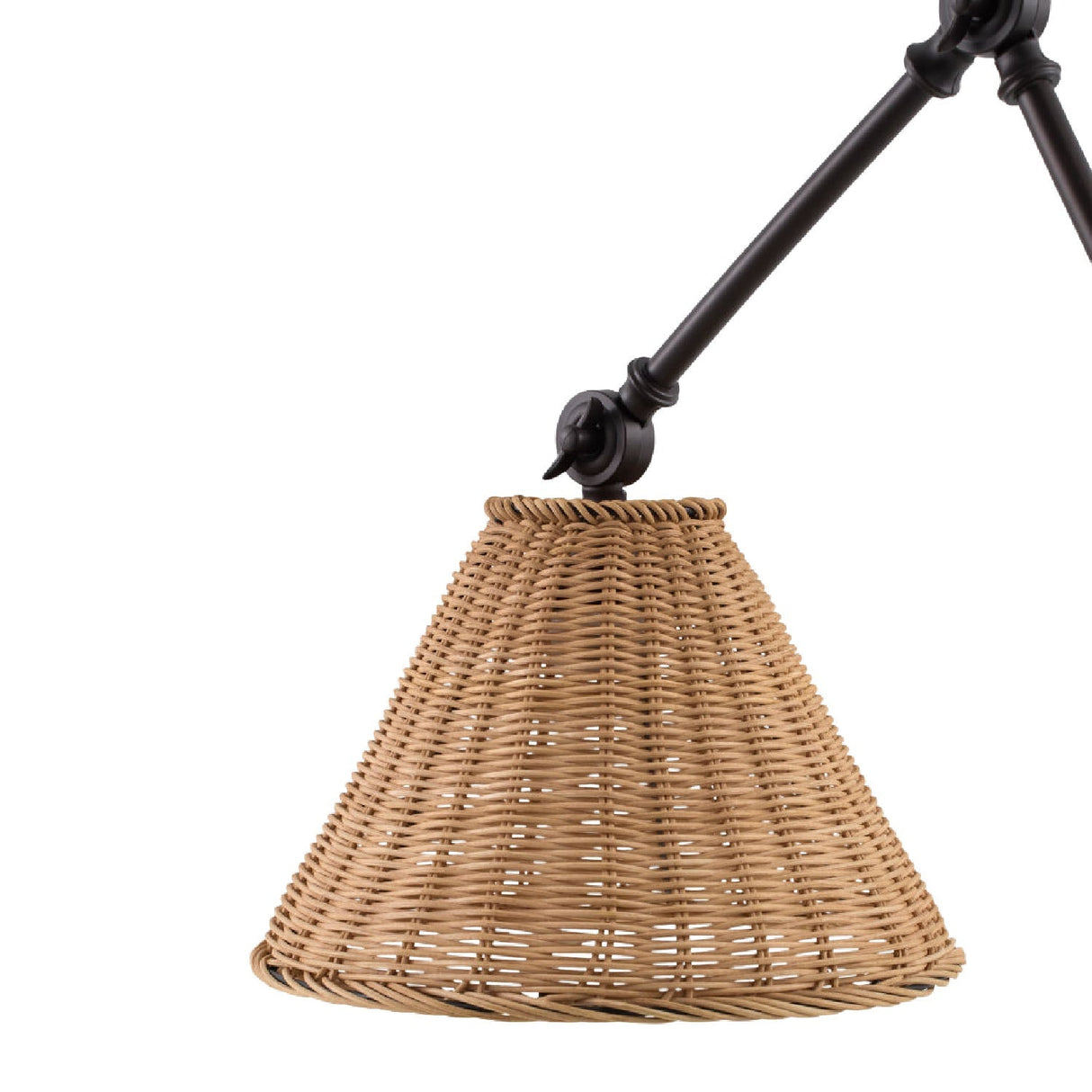 Modern European furniture - Rattan Adjustable-Arm Wall Lamp - www.oroa.com