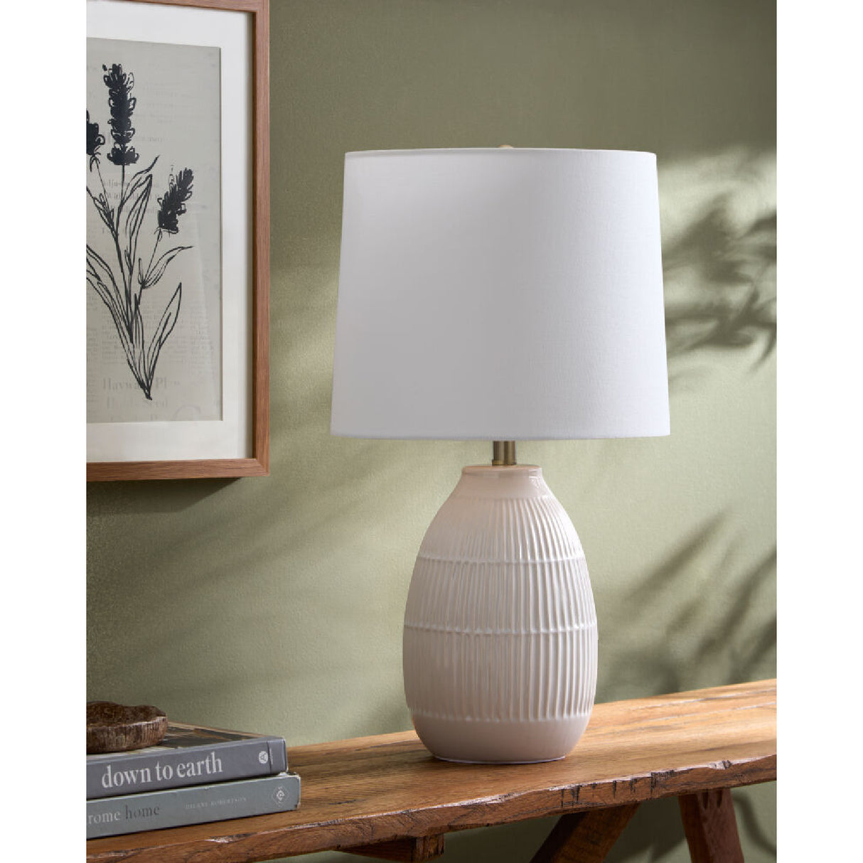 Modern European furniture - High Gloss Ceramic Table Lamp - www.oroa.com