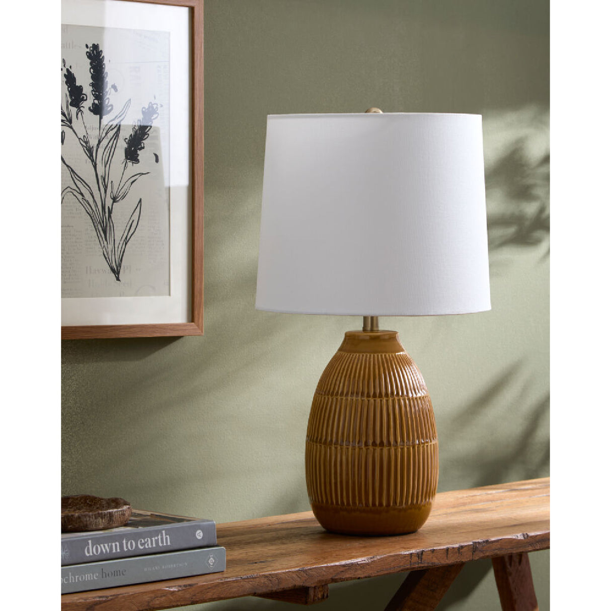 Modern European furniture - High Gloss Ceramic Table Lamp - www.oroa.com