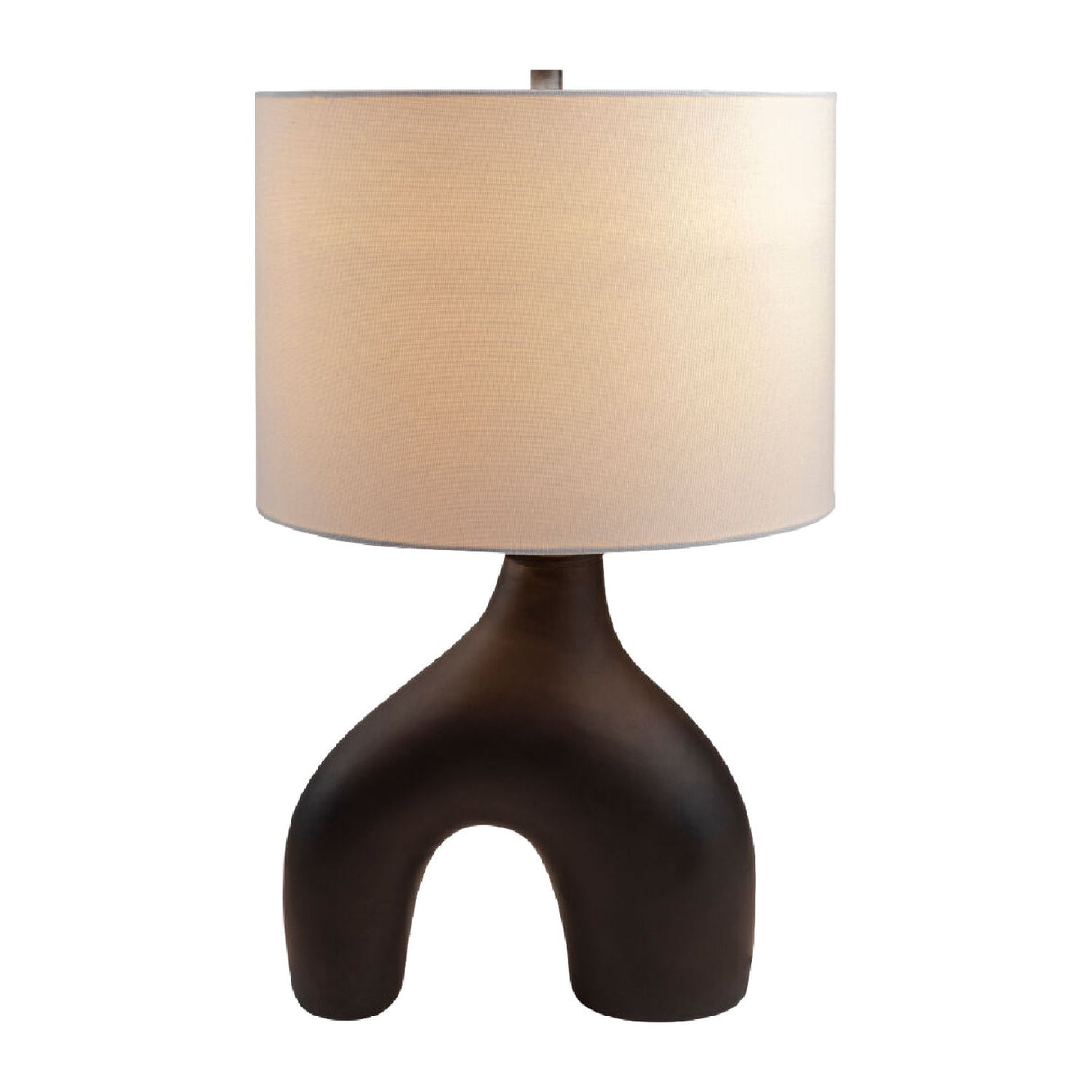 Modern European furniture - Cotton Shade Arched Table Lamp - www.oroa.com