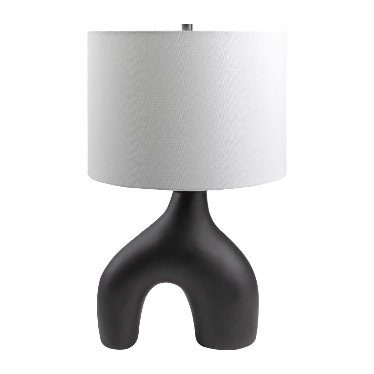 Modern European furniture - Cotton Shade Arched Table Lamp - www.oroa.com