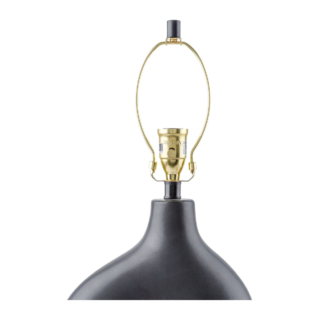 Modern European furniture - Cotton Shade Arched Table Lamp - www.oroa.com