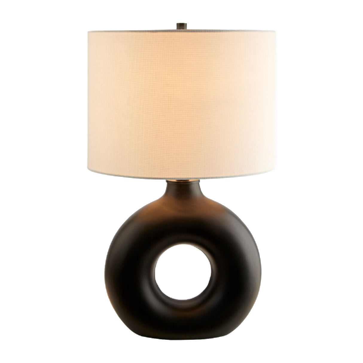 Modern European furniture - Ceramic Ring Accent Table Lamp - www.oroa.com