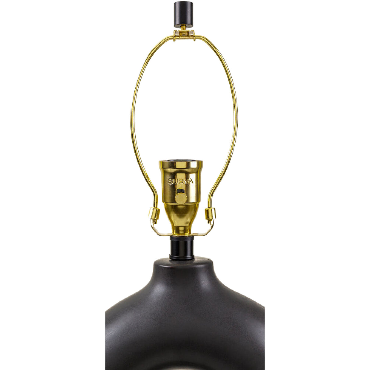 Modern European furniture - Ceramic Ring Accent Table Lamp - www.oroa.com | Oroa.com