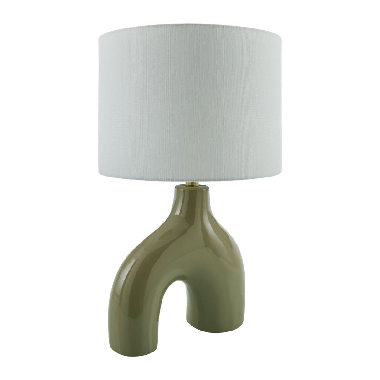 Modern European furniture - Cotton Shade Arched Table Lamp - www.oroa.com