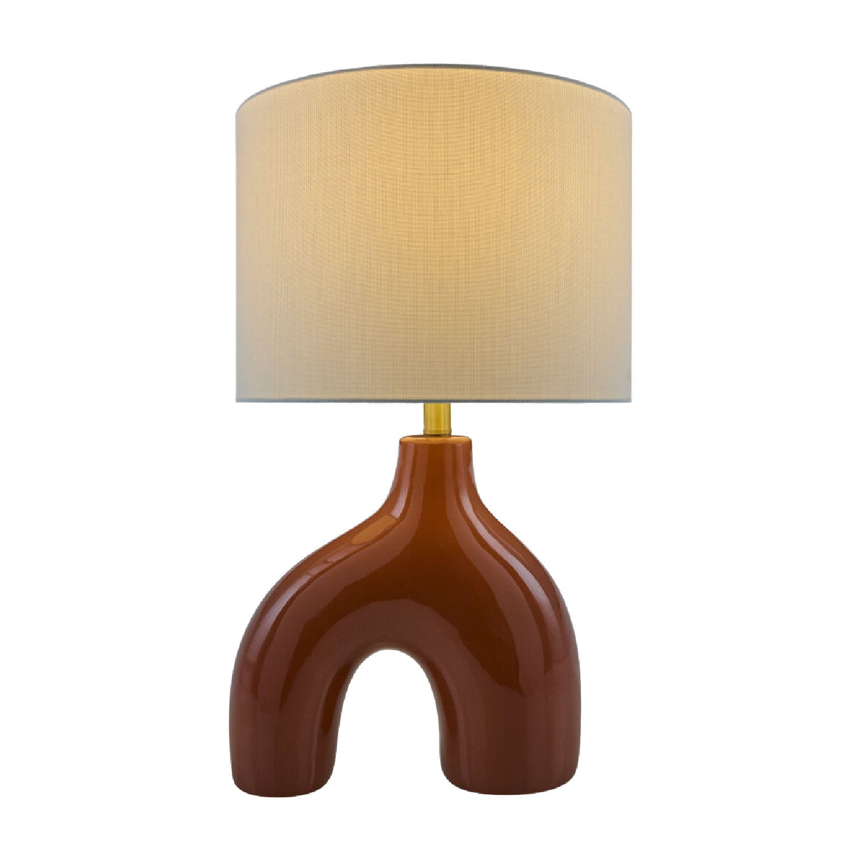 Modern European furniture - Cotton Shade Arched Table Lamp - www.oroa.com