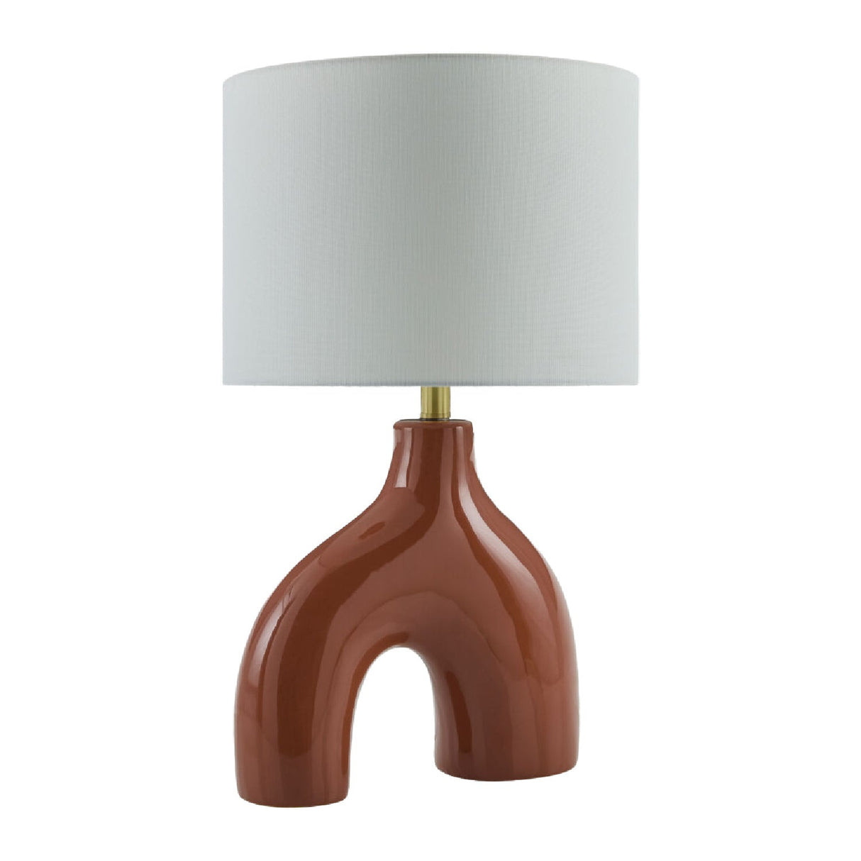 Modern European furniture - Cotton Shade Arched Table Lamp - www.oroa.com