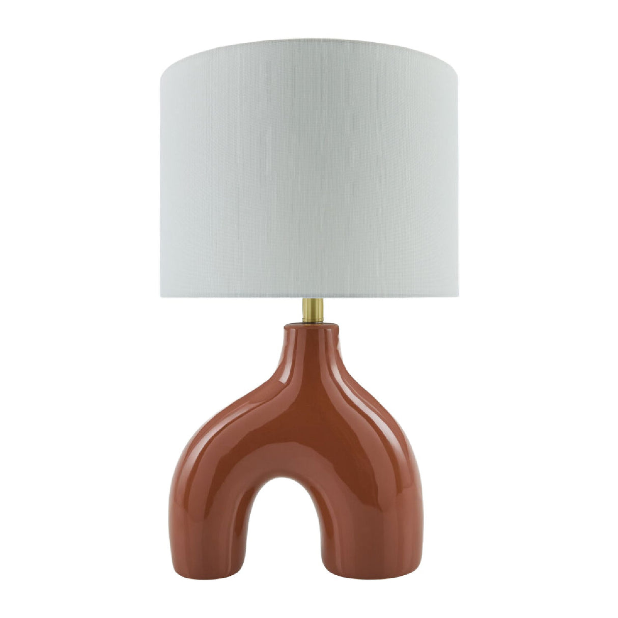 Modern European furniture - Cotton Shade Arched Table Lamp - www.oroa.com