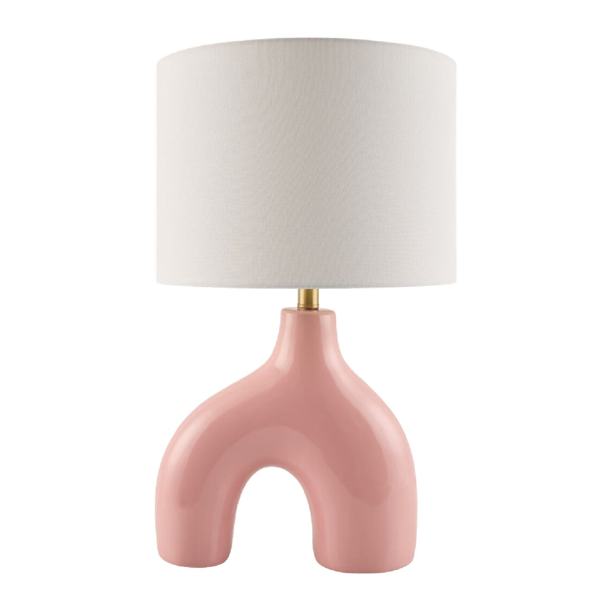 Modern European furniture - Cotton Shade Arched Table Lamp - www.oroa.com
