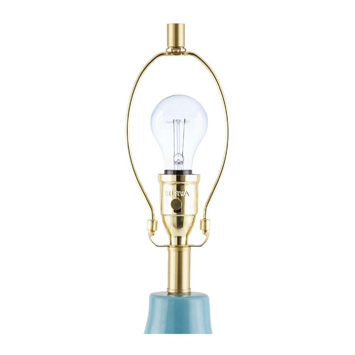 Modern European furniture - Cotton Shade Arched Table Lamp - www.oroa.com