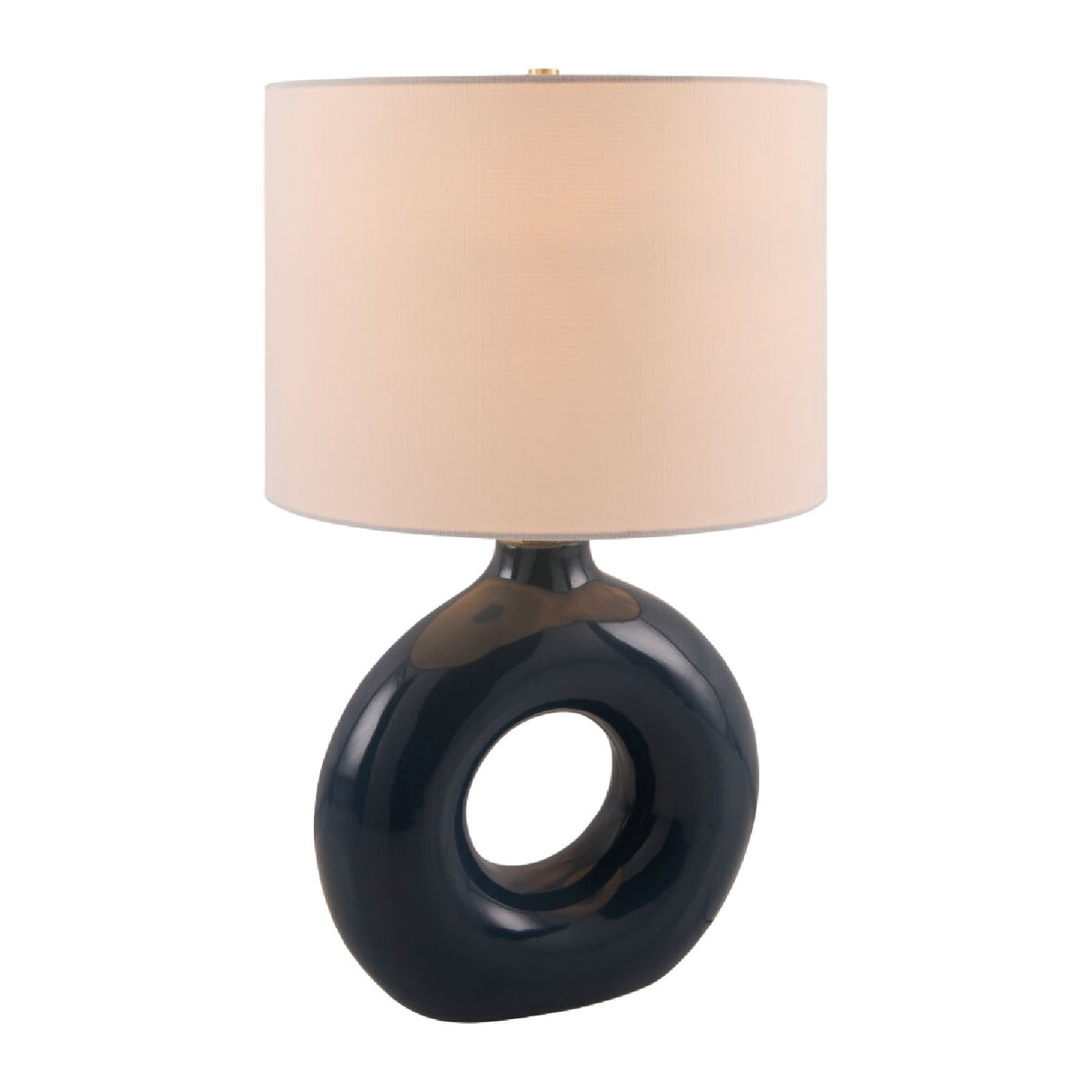 Modern European furniture - Ceramic Ring Accent Table Lamp - www.oroa.com