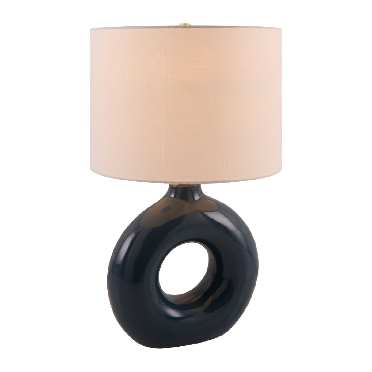 Modern European furniture - Ceramic Ring Accent Table Lamp - www.oroa.com