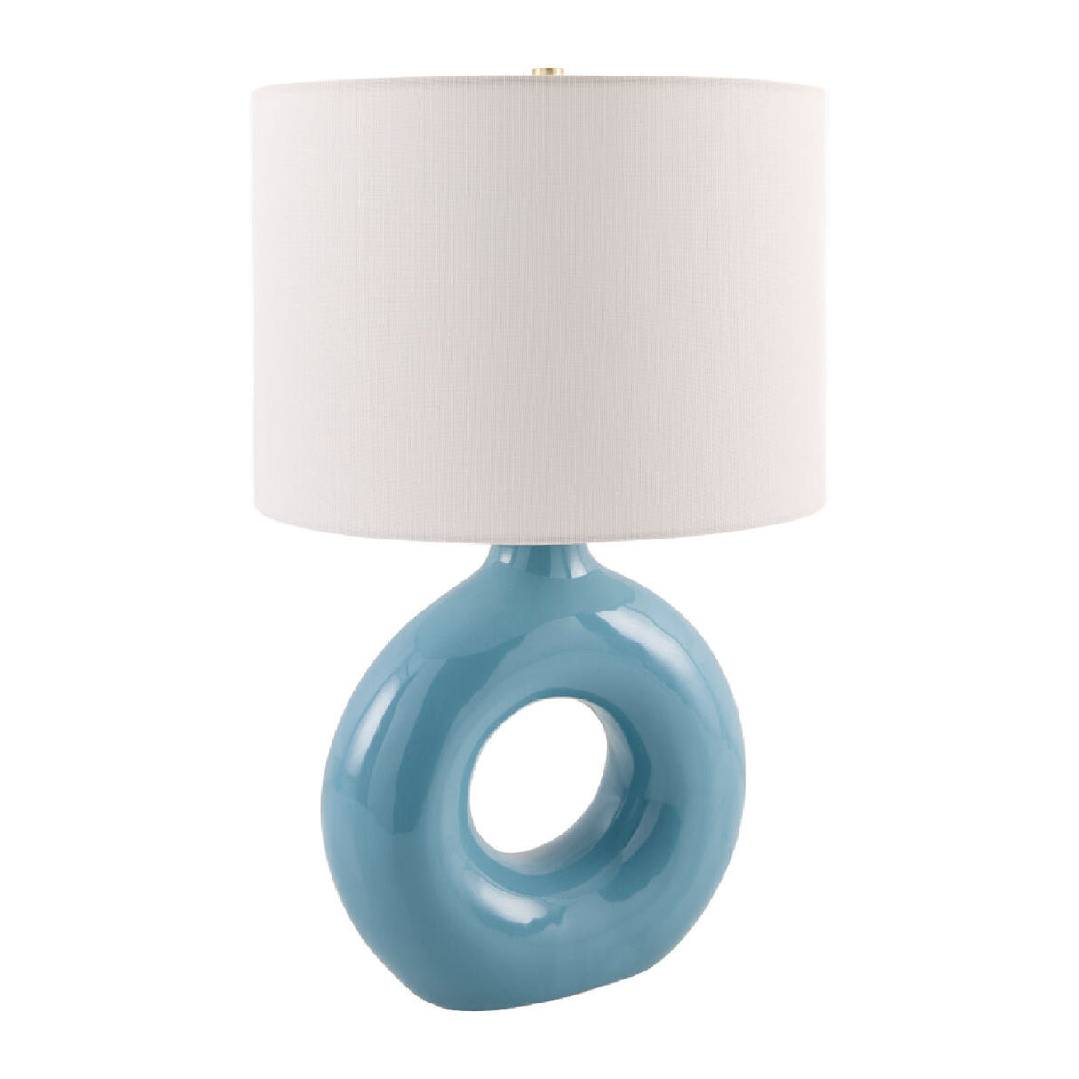 Modern European furniture - Ceramic Ring Accent Table Lamp - www.oroa.com