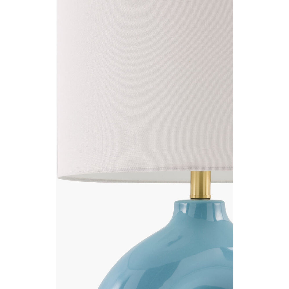 Modern European furniture - Ceramic Ring Accent Table Lamp - www.oroa.com