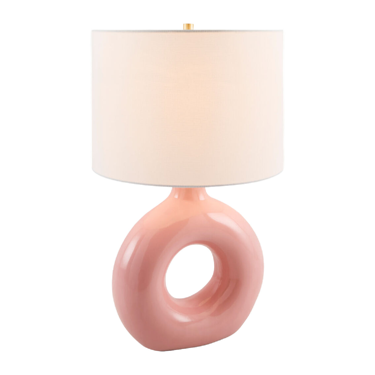 Modern European furniture - Ceramic Ring Accent Table Lamp - www.oroa.com