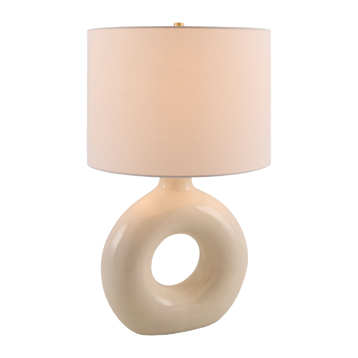 Modern European furniture - Ceramic Ring Accent Table Lamp - www.oroa.com