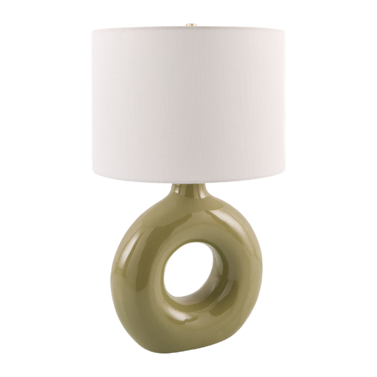 Modern European furniture - Ceramic Ring Accent Table Lamp - www.oroa.com