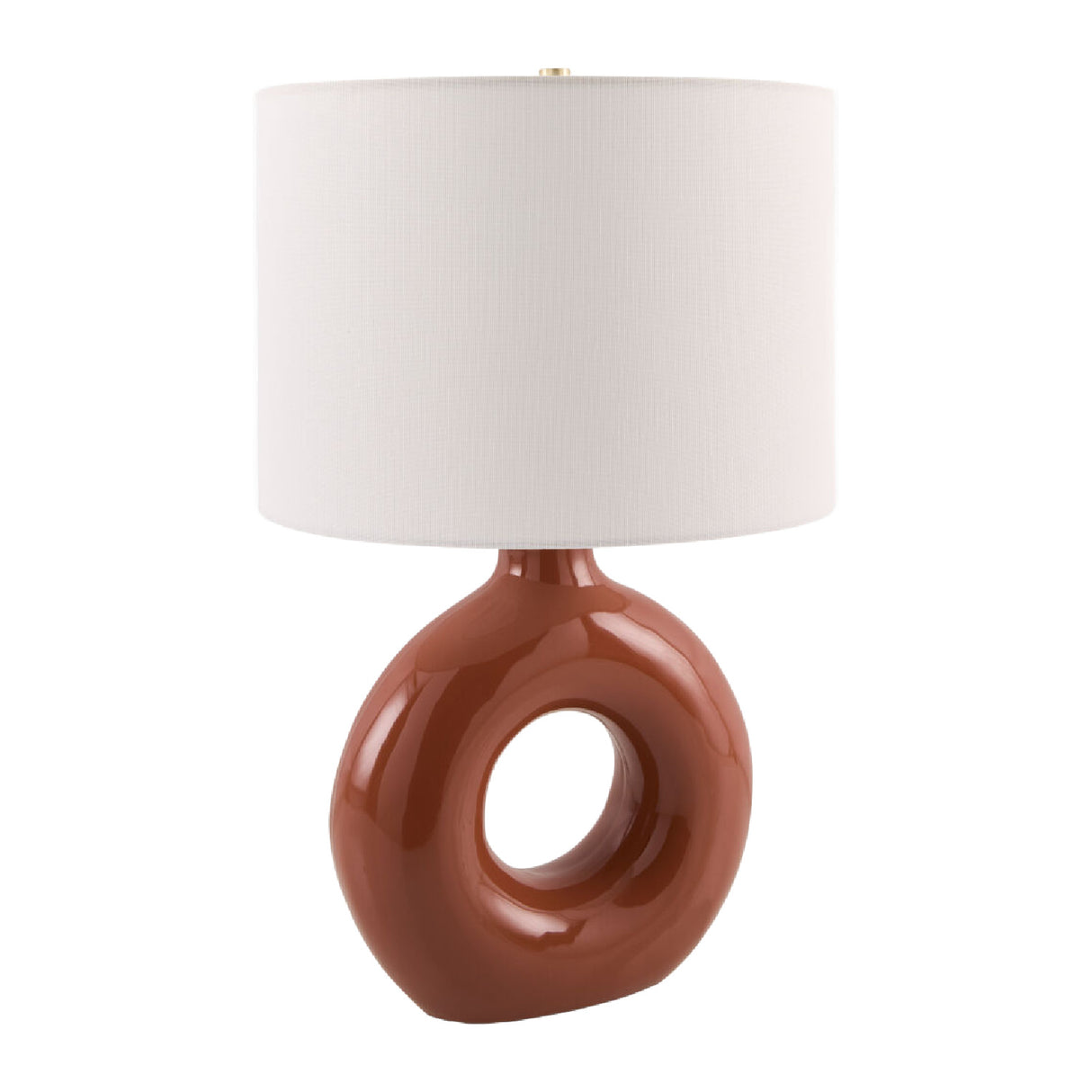 Modern European furniture - Ceramic Ring Accent Table Lamp - www.oroa.com