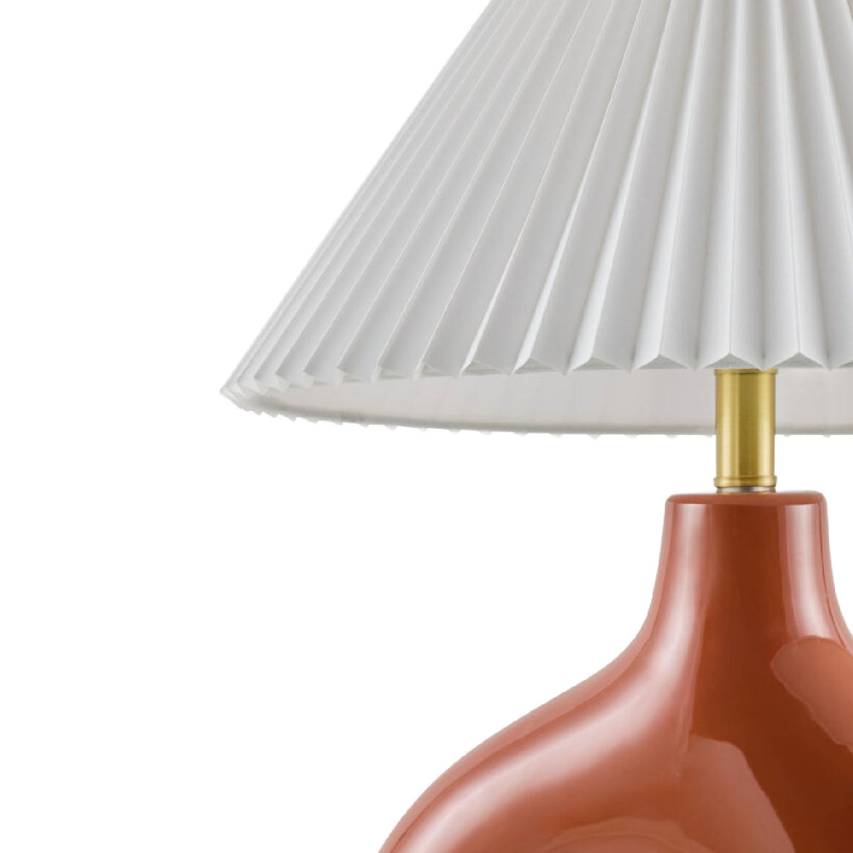 Modern European furniture - Pleated Fabric Arched Table Lamp - www.oroa.com