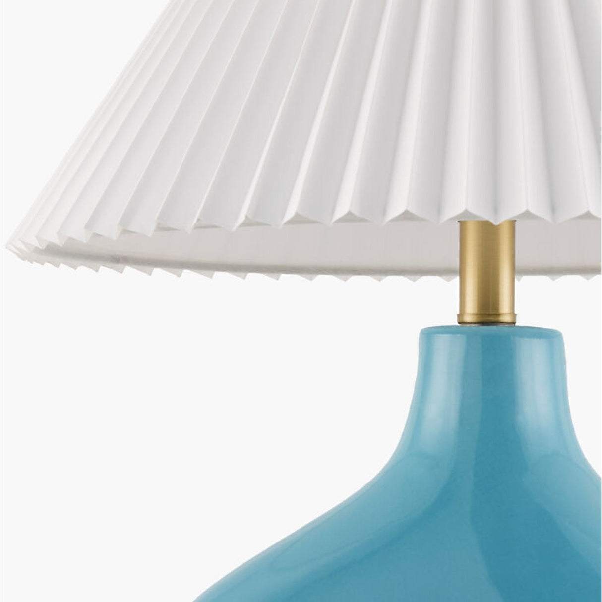 Modern European furniture - Pleated Fabric Arched Table Lamp - www.oroa.com