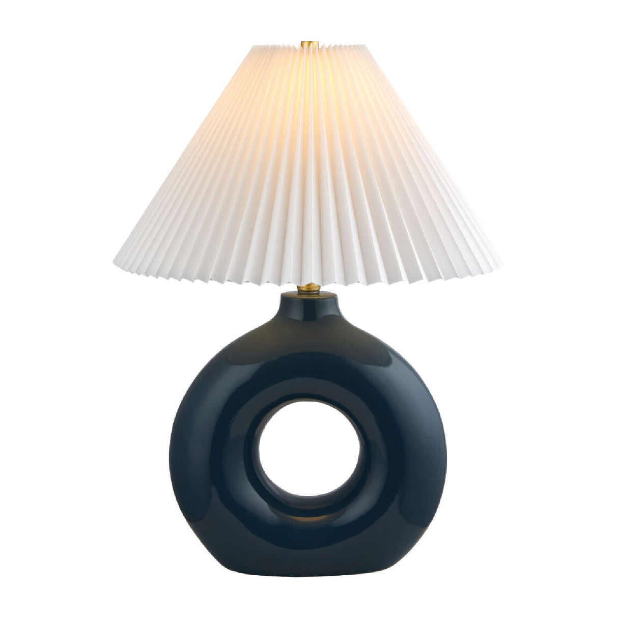 Modern European furniture - Pleated White Fabric Table Lamp - www.oroa.com