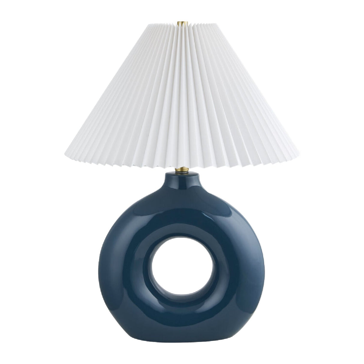 Modern European furniture - Pleated White Fabric Table Lamp - www.oroa.com