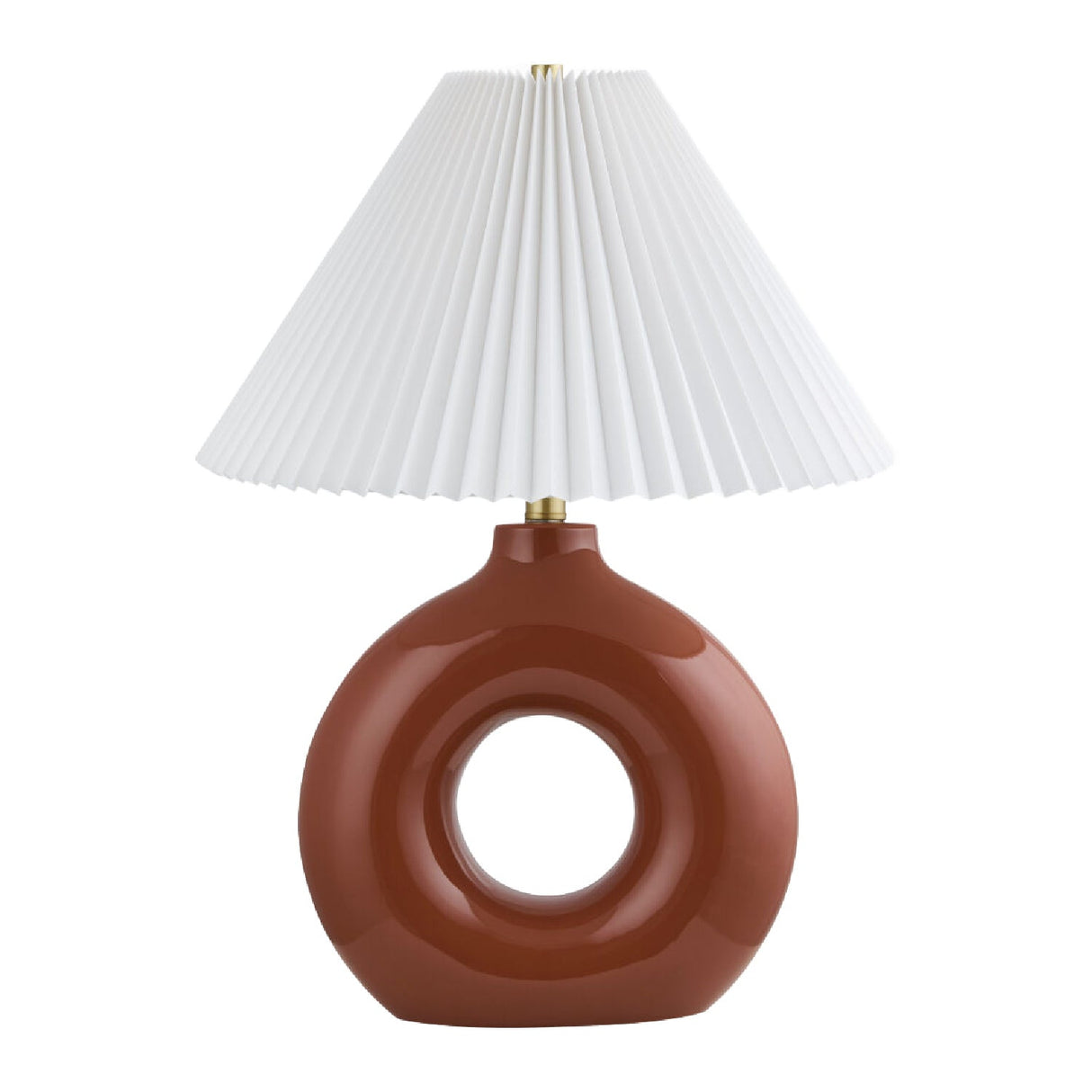 Modern European furniture - Pleated White Fabric Table Lamp - www.oroa.com