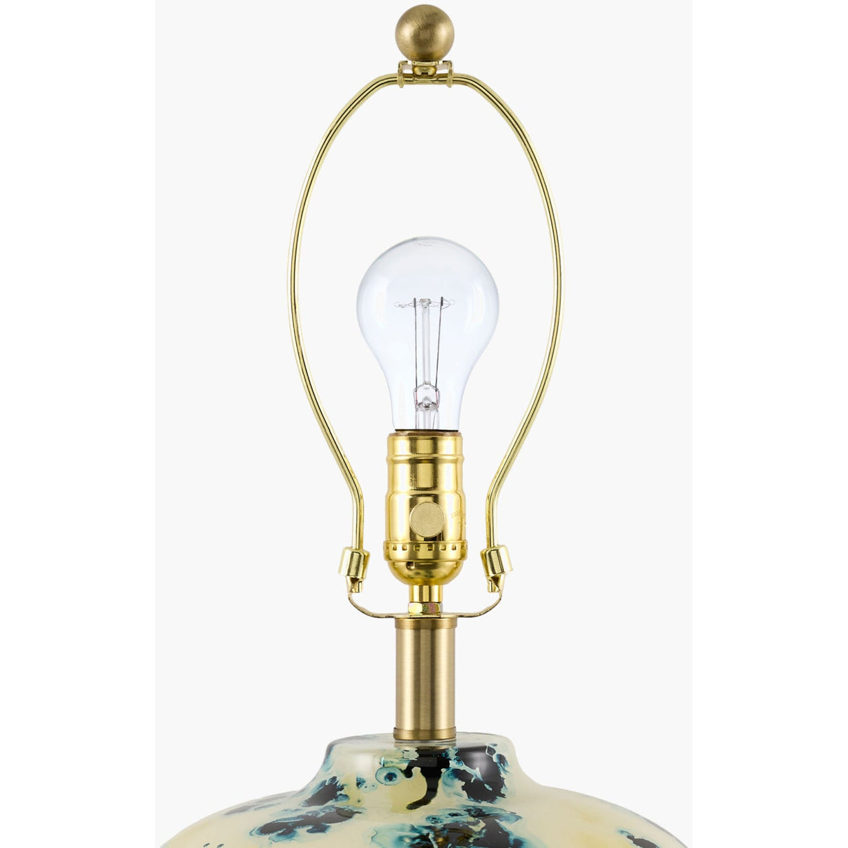 Modern European furniture - Painted Glass Table Lamp - www.oroa.com