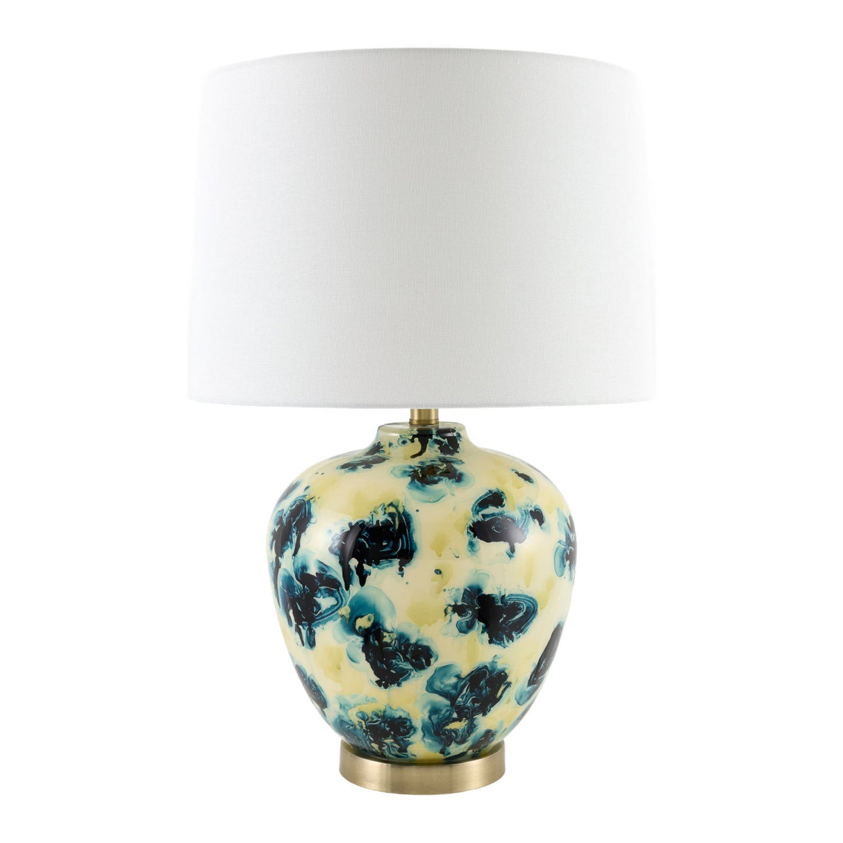 Modern European furniture - Painted Glass Table Lamp - www.oroa.com