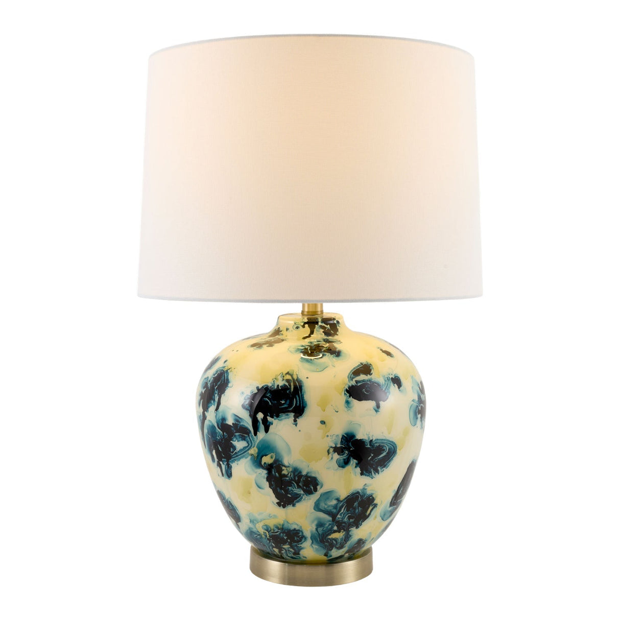 Modern European furniture - Painted Glass Table Lamp - www.oroa.com