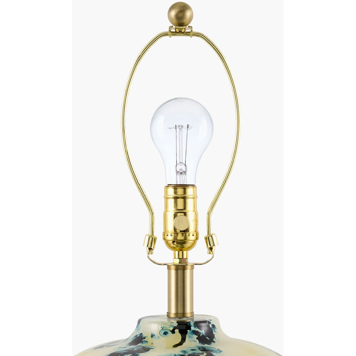Modern European furniture - Painted Glass Table Lamp - www.oroa.com