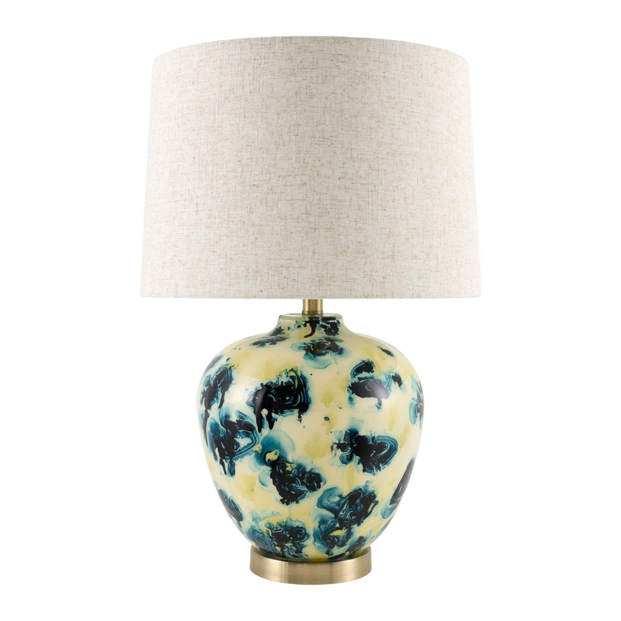 Modern European furniture - Painted Glass Table Lamp - www.oroa.com